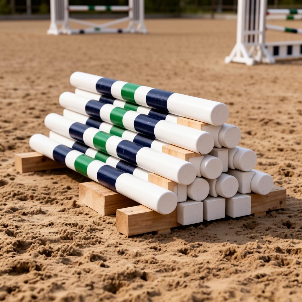 ProHorseJumps gallery — FEI 3m striped poles